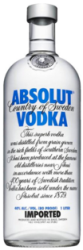 Absolut 40% 1l (holá fľaša)