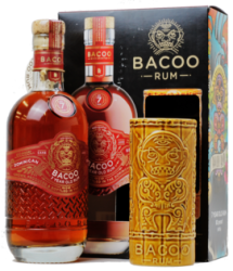 Bacoo 7YO RUM 40% 0.7L (darčekové balenie s pohárom)