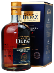 Depaz Rhum Hors d'Âge Agricole 2002 45% 0,7L (kartón)