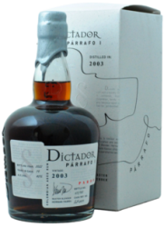 Dictador Parrafo 1 2003 Pardo 40% 0.7L (kartón)