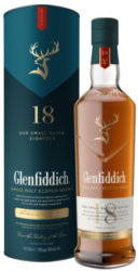 Glenfiddich 18YO 40% 0,7l (tuba)