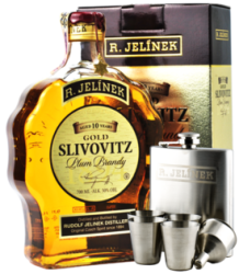 Jelínek Gold Slivovitz 10YO 50% 0,7L (kartón)