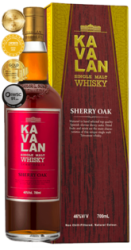 Kavalan Sherry Oak 46% 0,7l (kartón)