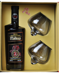 Malteco 20YO 40% 0.7L (darčekové balenie 2 poháre)