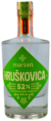 Marsen Hruškovica 52% 0,5L (čistá fľaša)