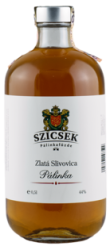 Szicsek Zlatá Slivovica 44% 0.5L (čistá fľaša)