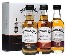 Bowmore Mini Set (12,15,18) 42% 0,15l