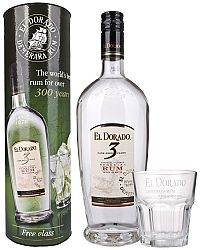 El Dorado 3 ročný s pohárom 40% 0,7l