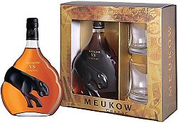 Meukow VS s 2 pohármi 40% 0,7l