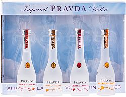Pravda Vodka Mini Set 4 x 0,05l 37,5% 0,2l