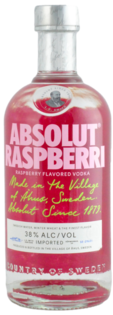 Absolut Raspberri 38% 0,7L (čistá fľaša)