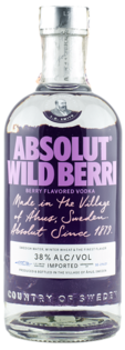 Absolut Wild Berri 38% 0.7L (čistá fľaša)
