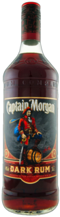 Captain Morgan Dark Rum 40% 1l (holá fľaša)