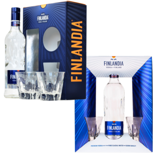 Finlandia 40% 0,7L (darčekové balenie s 2 pohármi)