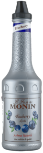 Monin Blueberry Pyré 1,0l (čistá fľaša)