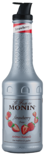 Monin Strawberry Pyré 1L (čistá fľaša)