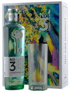 No. 3 Gin 46% 0.7L (darčekové balenie s 1 pohárom)