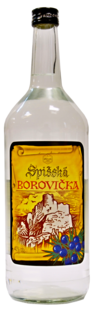 Spišská Borovička 40% 1l (holá fľaša)
