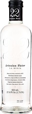 22 Artesian Water 0% 0,822l
