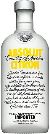 Absolut Citrón 40% 0,7l