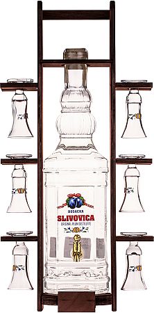 Bošácka Slivovica Catalano 2l s pohármi 52%