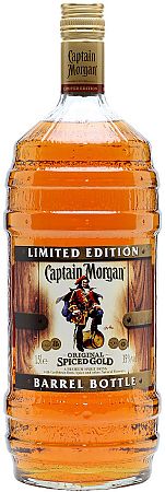 Captain Morgan Spiced Gold Barrel Bottle 35% 1,5l