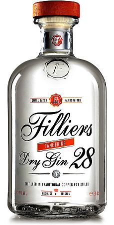Filliers Dry Gin 28 Tangerine 43,7% 0,5l
