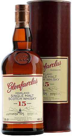 Glenfarclas 15 ročná 46% 0,7l