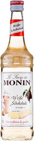Monin Biela Čokoláda 0% 0,7l