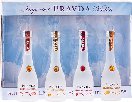 Pravda Vodka Mini Set 4 x 0,05l 37,5% 0,2l