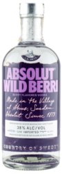 Absolut Wild Berri 38% 0.7L (čistá fľaša)