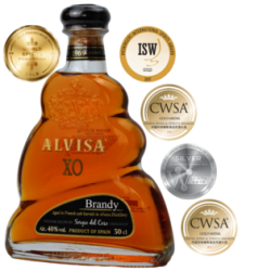 Alvisa XO 40% 0,5L (holá fľaša)