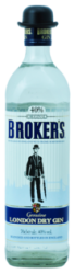 Broker's London Dry Gin 40% 0,7l (holá fľaša)