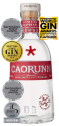 Caorunn Raspberry Gin 41,8% 0,5L (holá fľaša)