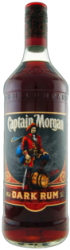 Captain Morgan Dark Rum 40% 1l (holá fľaša)
