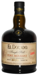 El Dorado Port Mourant 12YO Single Still 2009 40% 0,7L (čistá fľaša)