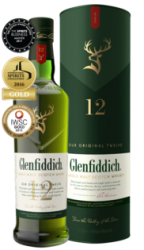 Glenfiddich 12YO 40% 0,7l (tuba)