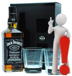 Jack Daniel's Old N°. 7 + 2 poháre 40% 0,7L