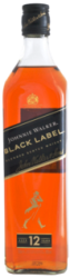 Johnnie Walker 12YO Black Label 40% 0.7L (čistá fľaša)