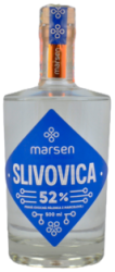 Marsen Slivovica 52% 0,5L (čistá fľaša)