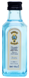 Mini Bombay Gin 40% 0.05L (holá fľaša)