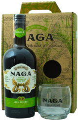 Naga Java Reserve 40% 0.7L (darčekové balenie s 1 pohárom)