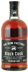 The Rum Factory Black Cask 40% 0.7L (čistá fľaša)