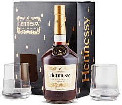 Hennessy VS s 2 pohármi 40% 0,7l