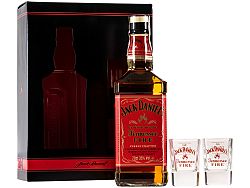 Jack Daniels Fire s 2 pohármi 35% 0,7l