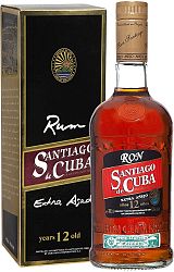 Santiago de Cuba Extra Anejo 12 ročný 40% 0,7l