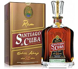 Santiago de Cuba Extra Anejo 25 ročný 40% 0,7l
