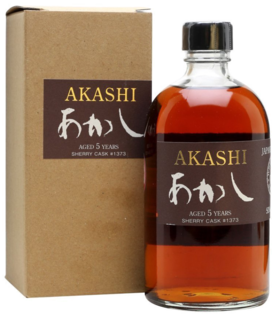 Akashi 5YO Sherry Cask 50% 0.5L (kartón)