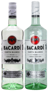 Bacardi Carta Blanca 37,5% 1l (holá fľaša)