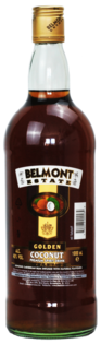 Belmont Estate Gold Coconut 40% 1l (holá fľaša)